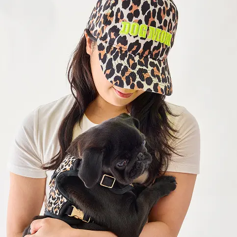 Dog Mom Leopard Baseball Cap